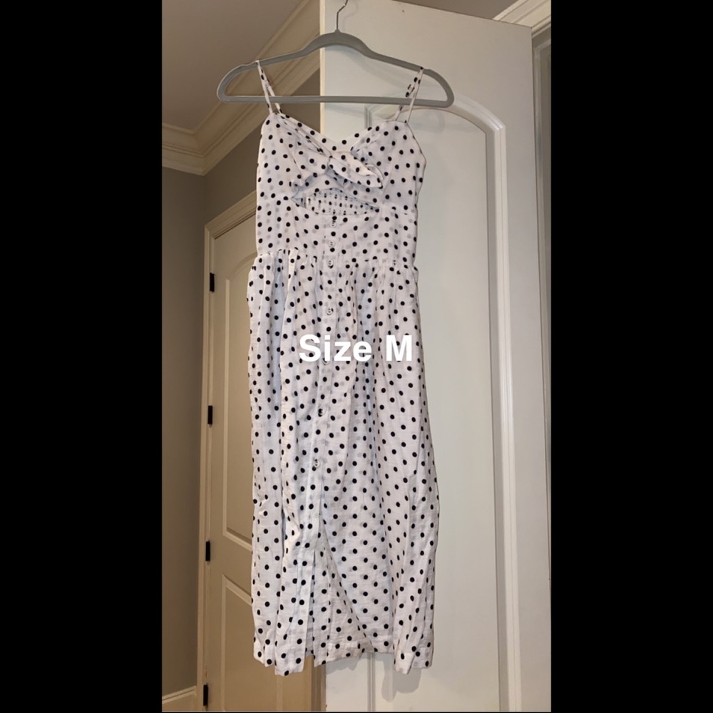Midi flare button up dress